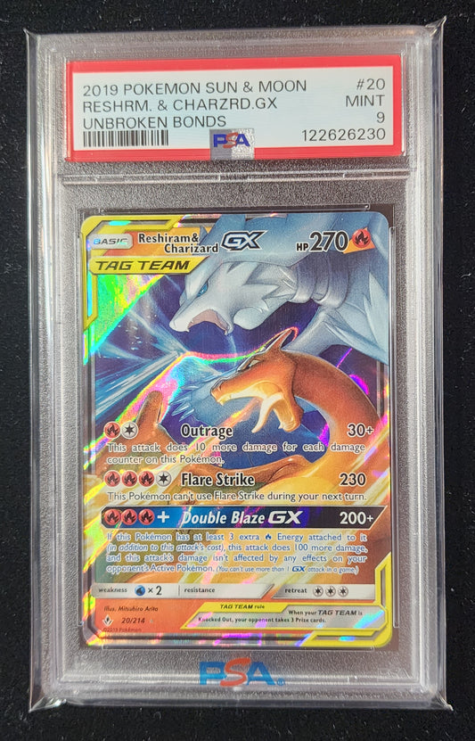 Reshiram & Charizard GX #20 (~$70)