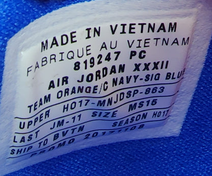 Air Jordan 32 Carmelo Anthony Oklahoma City Thunder PE