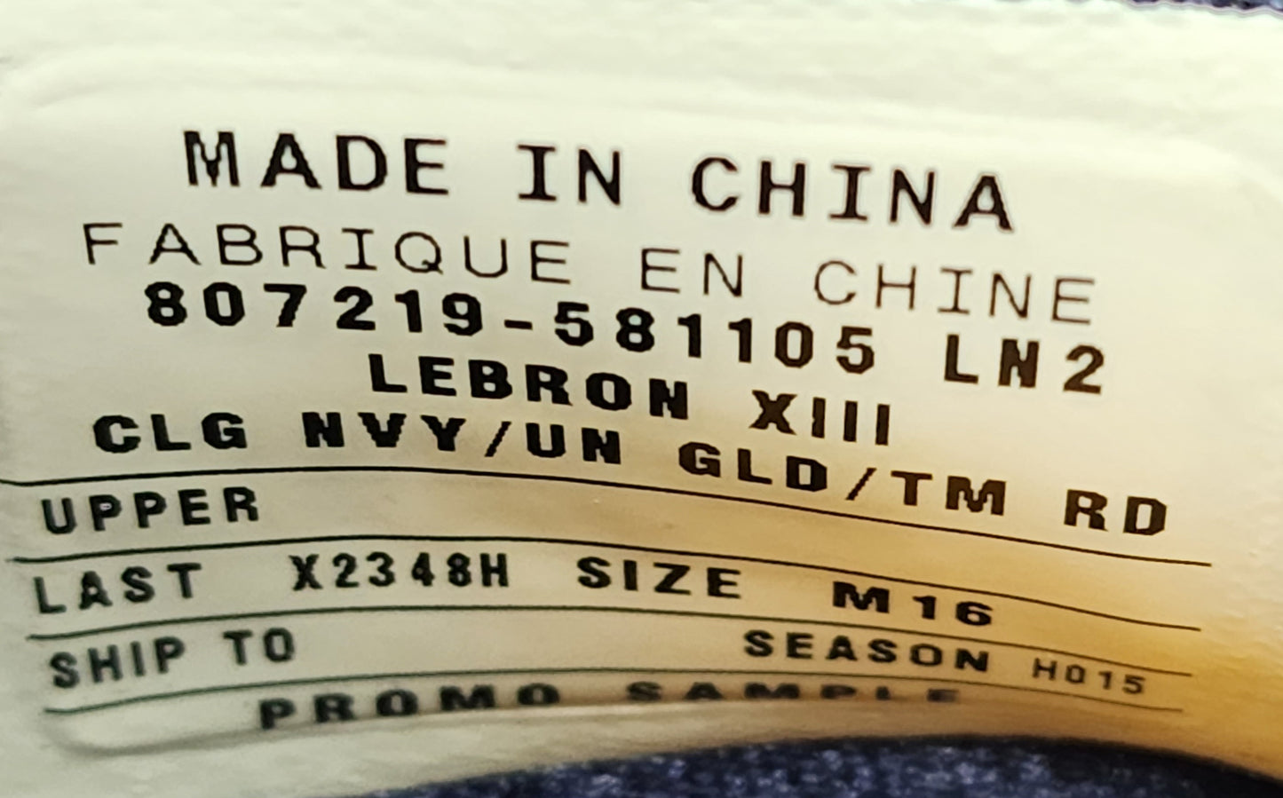 Nike LeBron 13 - LeBron James Cleveland Cavaliers PE