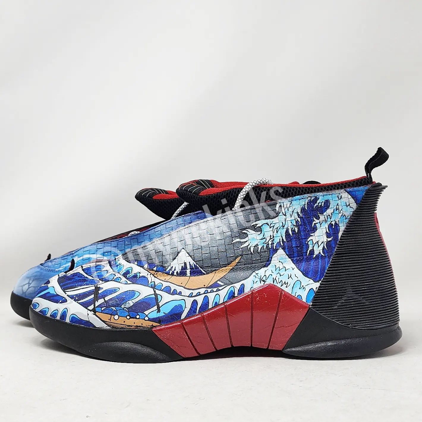 Jordan 15 Kelly Oubre Jr. Wizards Custom Sneakers